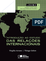 Resumo Introducao Ao Estudo Das Relacoes Internacionais Thiago Gehre Virgilio Arraes