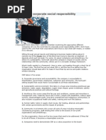 10 rules for corporate social responsibility
