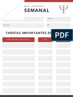 Tarefa Semanal