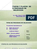 9 Tipos - Etapas de Procesos de Seleccion