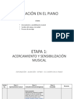 Iniciación en el piano: etapas de aprendizaje