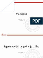 Vežbe - Segmentacija I Targetiranje Tržišta