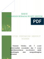 BAB 2 Pertanian Sebagai Suatu Sistem