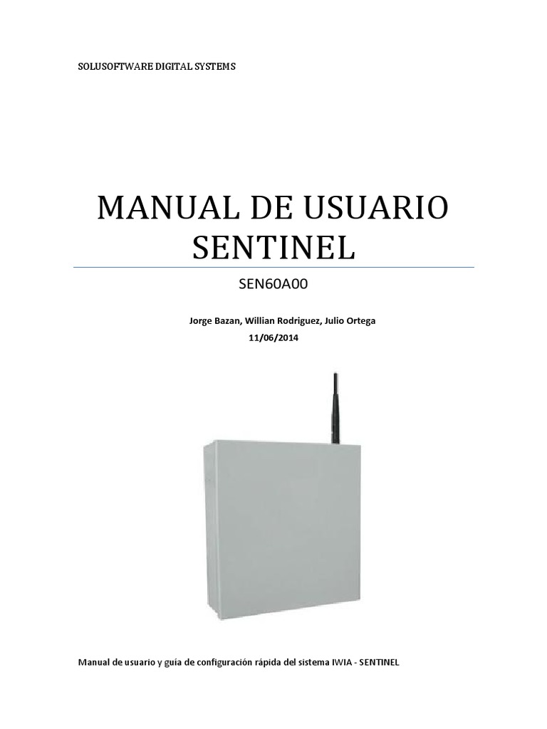 Manual de Usuario del Sistema Sentinel | PDF | Aplicación movil ...