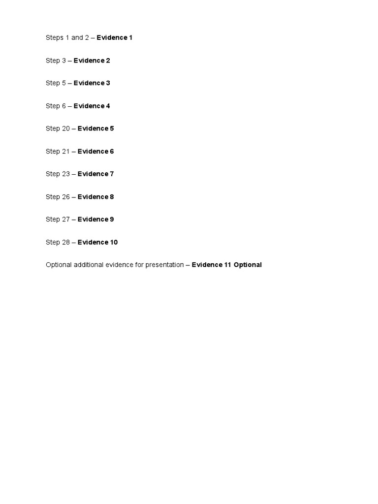 DSVR 1803 Evidence Compilation | PDF