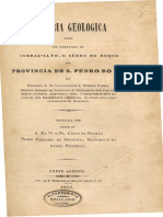 Memoria Geologica Sobre Os Terrenos de Curral-Alto, e Sêrro Do Roque Na Provincia de S. Pedro Do Sul