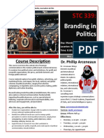 Syllabus - STC 339 - Branding in Politics