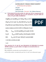 Normalidad y Fracción Molar