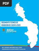 Informe Rendición de Cuentas Bolívar Primero 2020