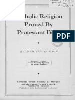 Catholic Religion Proved By Protestant Bible