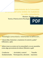 El Fortalecimiento de la Comunidad (1)