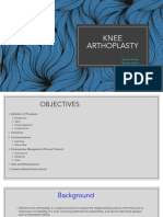 Knee Arthoplasty Presentation