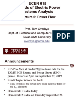 Lecture 6 Power Flow (Cont'd)