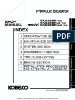 Kobelco SK235SRNLC-1E Hydraulic Excavator Shop Manual S5YF0003E