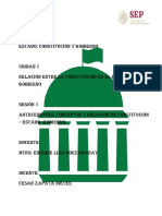 Relación Entre La Constitución en El Estado y El Gobierno
