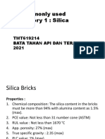 Commonly Used Refractory 1: Silica Bricks: TMT619214 Bata Tahan Api Dan Terak 2021