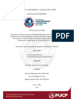 Porcel Luna - Loaiza Sullcahuamán - Avances y Limitaciones en La Implementación de Políticas