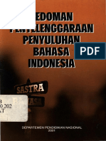 Pedoman Penyelenggaraan Penyuluhan Bahasa Indonesia