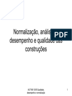 Aut 0186 Qualidade Desempenho Normalizacao