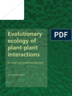 Evolutionary Ecology of Plant-Plant Interaction