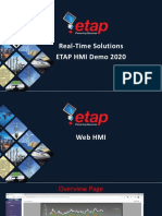 ETAP RT Web HMI Screenshots 2020