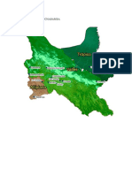 Mapa Zonal Cochabamba