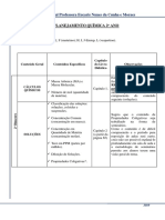 Replanejamento Pós-Greve - Química 2 ano