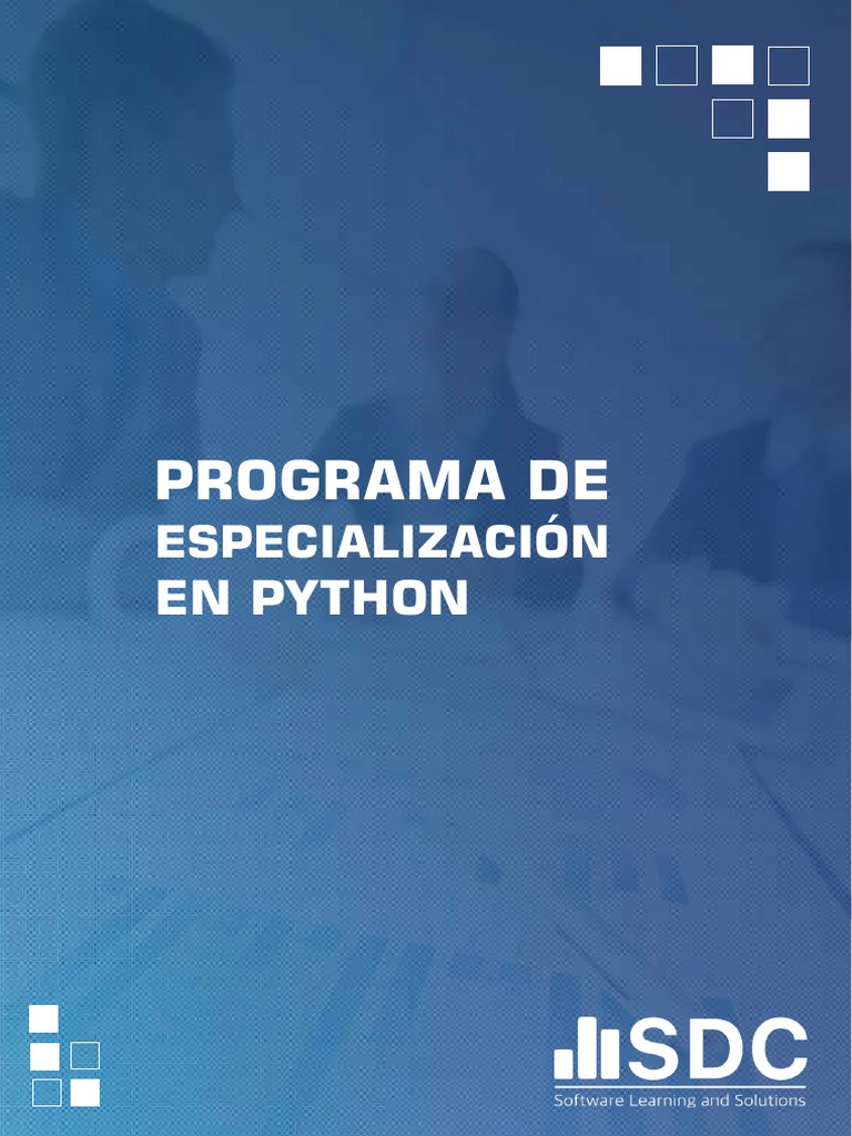 Programa de Especialización en Python para el Análisis de Datos | PDF ...