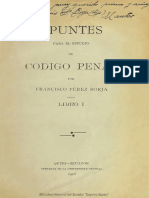 Apuntes para El Estudio de Código Penal - Francisco Pérez Borja