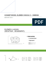 Konsep Model Elemen Hingga 2 - Dimensi