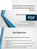 Advanced Training Session Based On Halal & Food Safety Management System Internal System Auditing