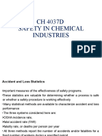 CH 4037D Safety in Chemical Industries