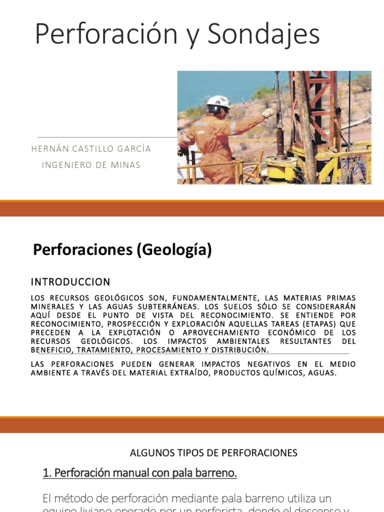 Perforación y Exploración Geológica | PDF | Minería | Petróleo