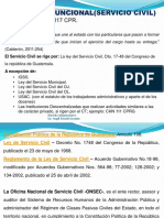 Definición y características del Servicio Civil en Guatemala