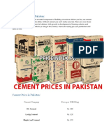 Impact of WTO On Cement Industry in Pakistan