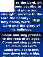 Come and Sing Praises