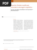 Aparelho Pêndulo modificado associado à ancoragem esquelética