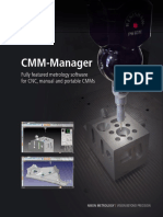 Cmm-Manager: Fully Featured Metrology Software For CNC, Manual and Portable Cmms