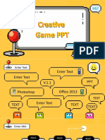 Creative Yellow Pixel Game