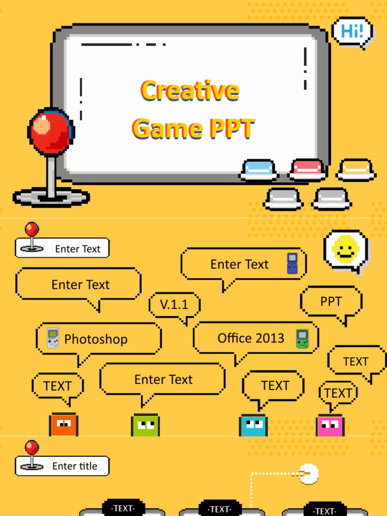Creative Yellow Pixel Game | PDF
