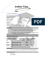 Curriculum Vitae: Inam Ullah Khan