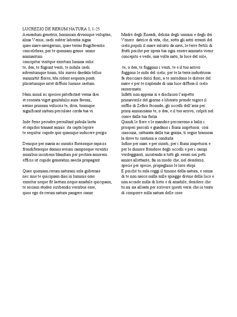 De Rerum Natura I 1 25