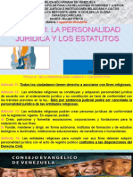 Lic La Personalidad Juridica y Los Estatutos Andreina