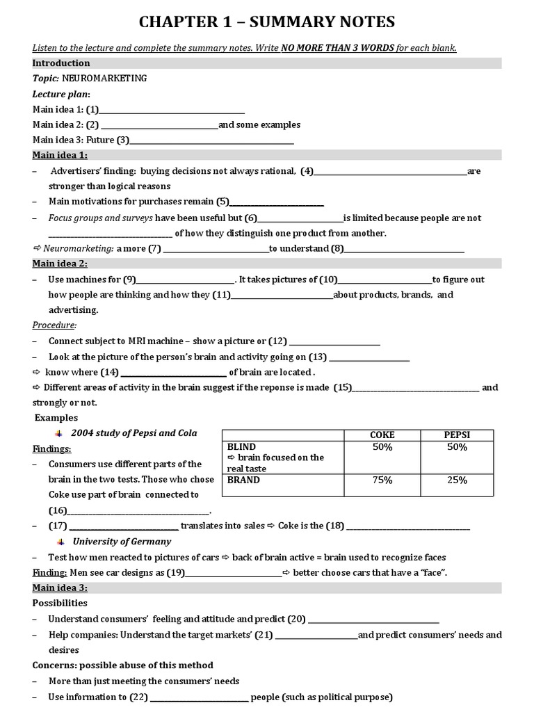 Unit 1 - Lecture Notes - 2018 | PDF | Market (Economics) | Marketing