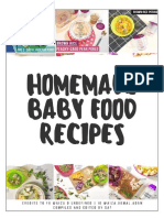 Homemade Baby & Toddler Food Recipes