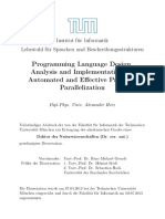 Programming Language Design, Analysis and Implementation For Automated and Eective Program Parallelization