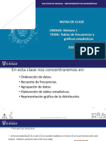 Tablas de Frecuencias