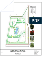 Landscape Architecture-: Planting Plan