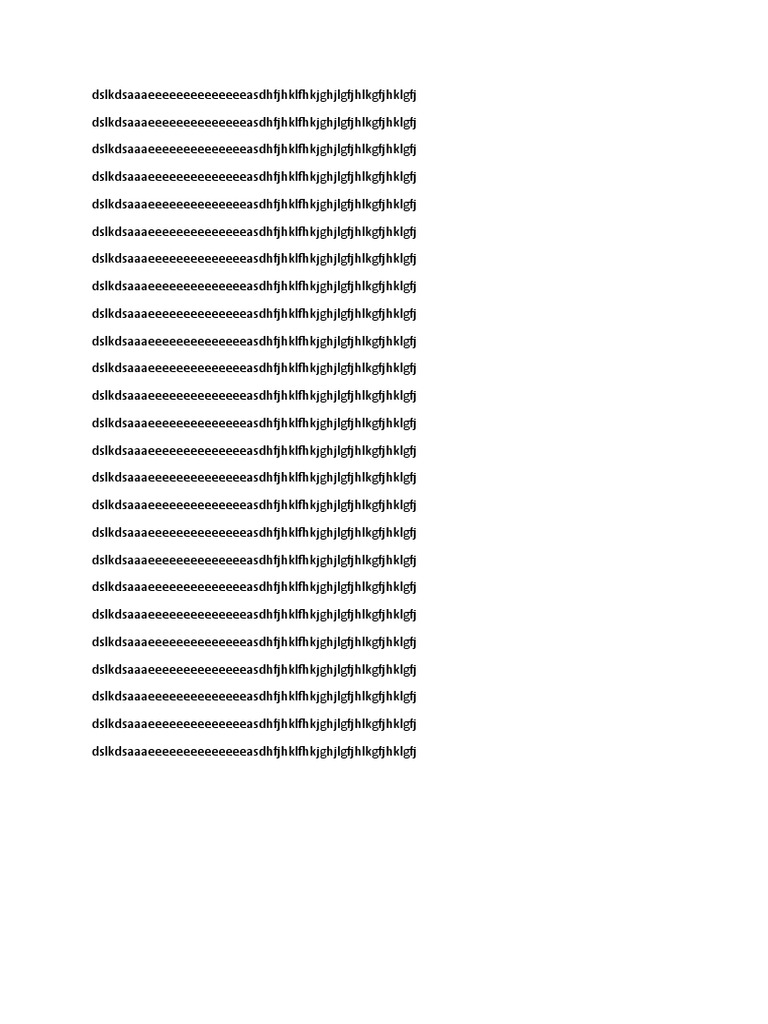 Repetitive Text Sample Document | PDF | Self-Improvement