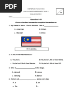 Question 1-10 Choose The Best Answer To Complete The Sentences